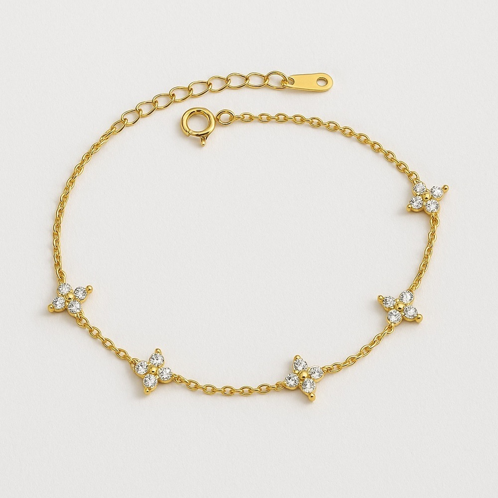 Trendy Design Floral Bracelet